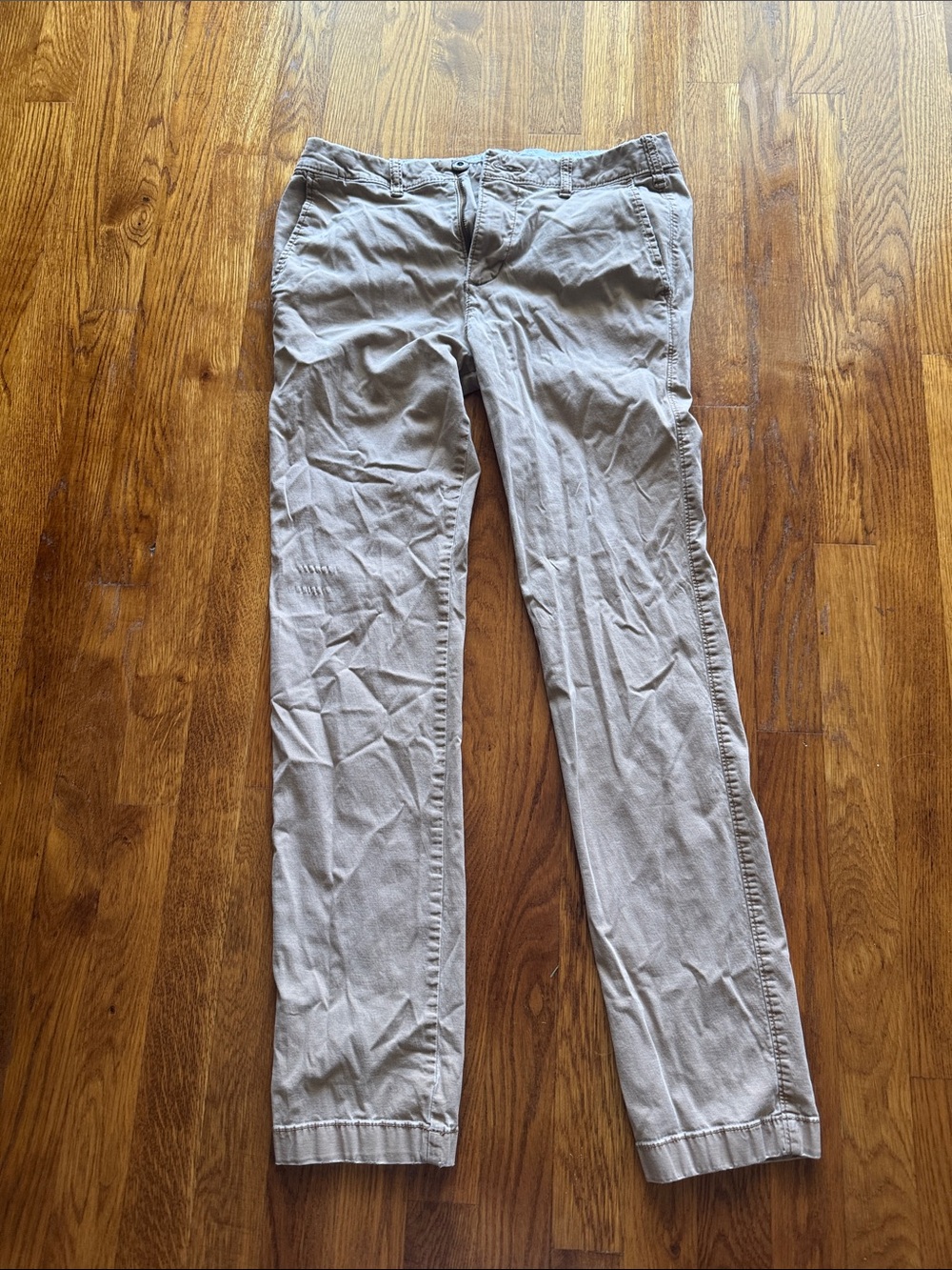 Hollister Men's Khaki Chinos - Light Tan